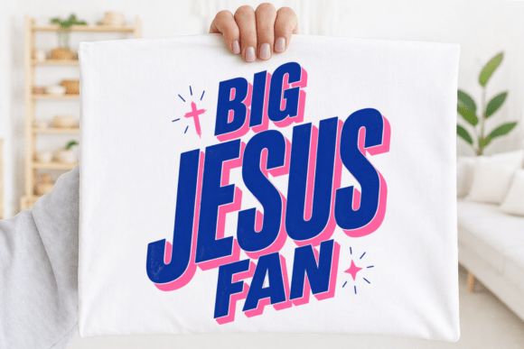 Big Jesus Fan Christian Faith PNG