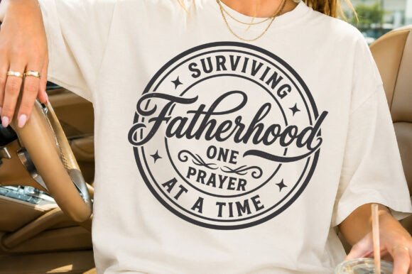 Christian Dad Prayer SVG for T-Shirt Designs