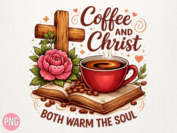 Coffee Christ Warm Soul Christian Shirt T-Shirt Designs