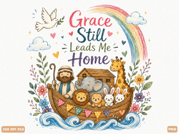 Grace Still Leads Me Home Christian PNG T-Shirt Designs