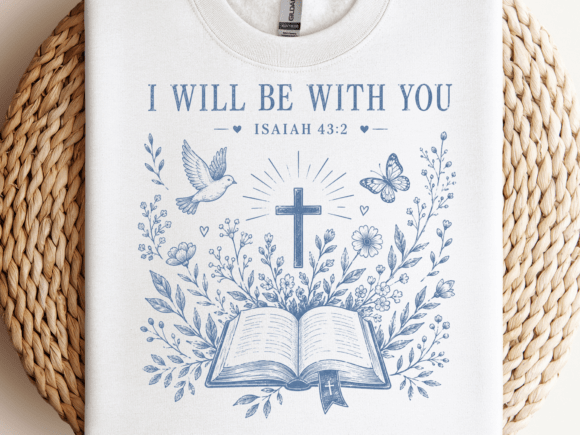I Will Be with You Isaiah 43:2 T-Shirt Designs