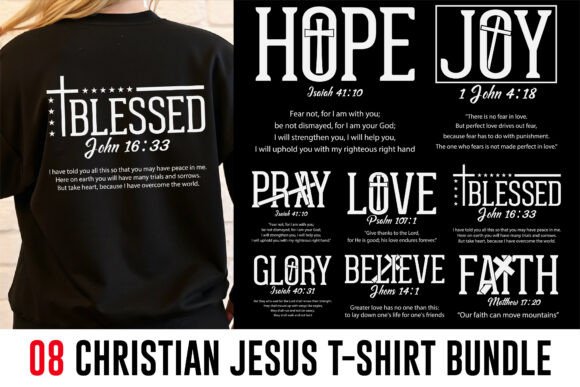 Jesus Christian T-shirt Bundle