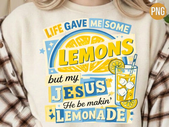 Jesus Lemonade Christian Faith PNG T-Shirt Designs