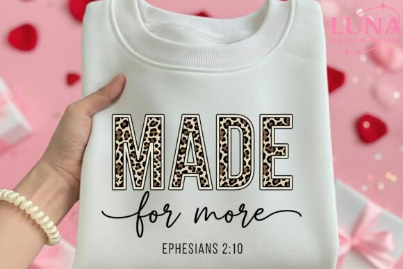 Made for More PNG Retro Christian Shirt T-Shirt Designs