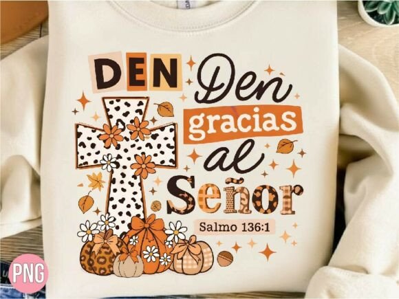 Spanish Christian Faith Cross PNG Shirt